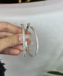 Baget su yolu Taşlı İnce Silver Halka