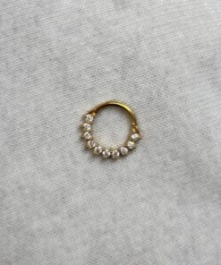 Yuvarlak Taşlı Daith Piercing