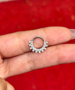 Salkım Daith Piercing - Silver