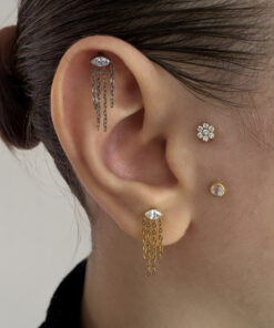 Damla Zincir Sallantılı Piercing