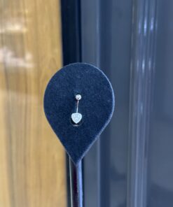 Kalpli Silver Çelik Göbek Piercing