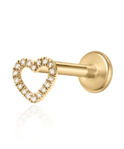 Kalpli Gold Titanyum Piercing