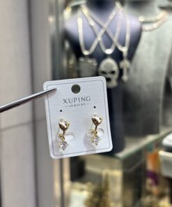 Kalp Sallantılı Çelik Küpe