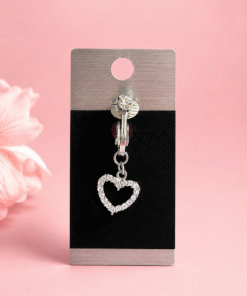 Sıkıştırmalı Kalp Göbek Piercing