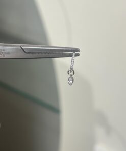Sallantılı Damla Titanyum Halka Piercing