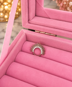 Taş Detaylı Silver Daith Piercing