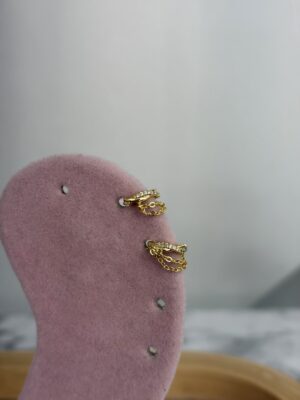 Zincirli Halka Gold Piercing